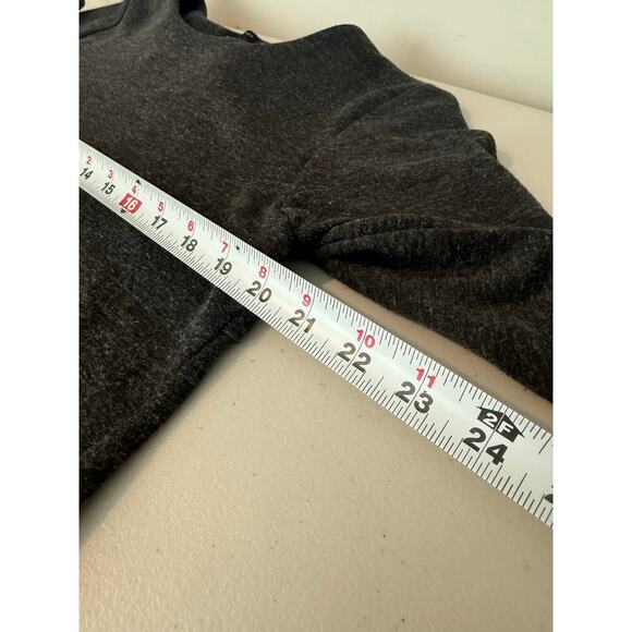 Adrienne Flare Dress with Pockets Gray tailored in back Size L - Picture 4 of 6